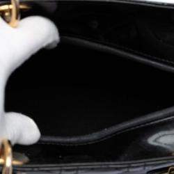 Pre Owned حقيبة ديور ليدي ديور كاناج أسود براءة متوسطة