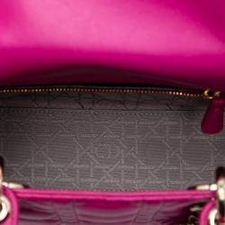 مملوكة مسبقًا Dior Pink Small Lambskin Cannage My ABCDior Lady Dior