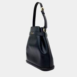 Pre Owned Dior Black Leather C'est Dior Medium