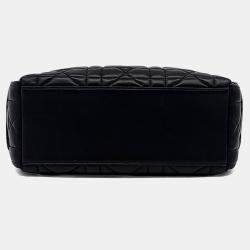 Pre Owned Dior Black Leather D-Dream Medium Bag