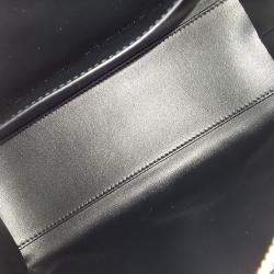 Pre Owned Dior Black Leather D-Dream Medium Bag