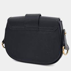 مملوكة مسبقًا حقيبة سرج دفاع ديور جلد أسود