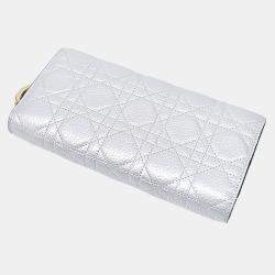 مملوكة مسبقًا حقيبة ديور كروس بودي سلسلة طويل جلد فضي