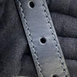 مملوكة مسبقًا حقيبة ظهر ديور أوبليك قماش جلد كحلي/بيج صغيرة