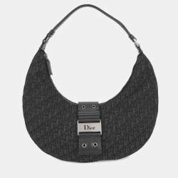 Pre Owned Dior Trotter Street Chic Black Canvas