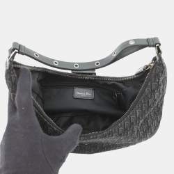 Pre Owned Dior Trotter Street Chic Black Canvas