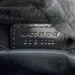 Pre Owned Dior Trotter Street Chic Black Canvas