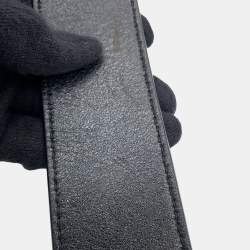 مملوكة مسبقًا Dior 30 Montaigne Montaigne Shoulder Bag Black Leather