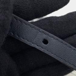 مملوكة مسبقًا Dior Vibe Shoulder Bag White/Navy Leather