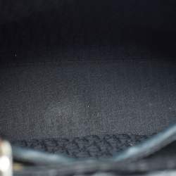 Pre Owned Dior Lady Dior Large Black Cannage Patent Leather Tote