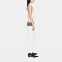 Pre Owned Dior Small Calfskin Cannage Caro Crossbody