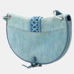 مملوكة مسبقًا Dior Blue Denim Admit It Flap