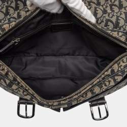 Pre Owned Dior Black Diorissimo Trotter Canvas Crossbody