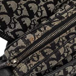Pre Owned Dior Black Diorissimo Trotter Canvas Crossbody