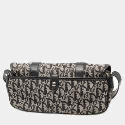 Pre Owned Dior Black Diorissimo Trotter Canvas Crossbody