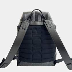 مملوكة مسبقًا Dior Black CD Coated Canvas Hit the Road Backpack