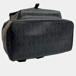 مملوكة مسبقًا Dior Black CD Coated Canvas Hit the Road Backpack