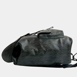 مملوكة مسبقًا Dior Black CD Coated Canvas Hit the Road Backpack