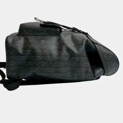 مملوكة مسبقًا Dior Black CD Coated Canvas Hit the Road Backpack