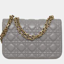 Pre Owned حقيبة بقلاب ديور كبير ديورأديكت