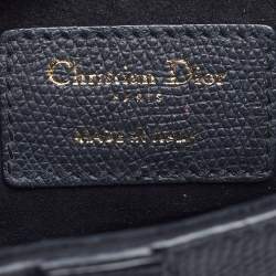 Pre Owned Dior Saddle Mini Black Leather Shoulder Bag