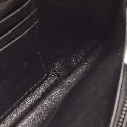 Pre Owned Dior Caro Mini Black Macrocannage Leather Bag