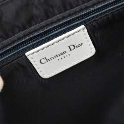 Pre Owned حقيبة ديور ماليس جلد أزرق فاتح