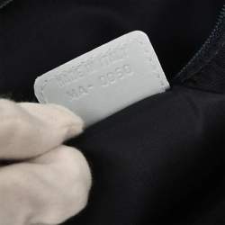 Pre Owned حقيبة ديور ماليس جلد أزرق فاتح