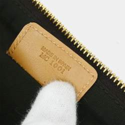 Pre Owned Dior Saddle Brown Trotter Canvas Saddle Bag