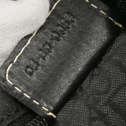 مملوكة مسبقًا Christian Dior Black CD Logos Plate Handbag
