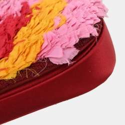 Pre Owned حقيبة يد ديور كريستيان ماليس قماش أحمر