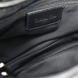 Pre Owned Dior Saddle Black Trotter Canvas Bag