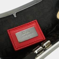 مملوكة مسبقًا Christian Dior Saddle Beige Red Suede Saddle Bag