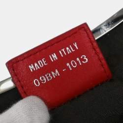 مم لوكة مسبقًا Christian Dior Saddle Beige Red Suede Saddle Bag