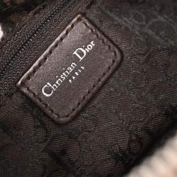 Pre Owned Dior Flight Brown Mouton Shearling Shoulder Bag