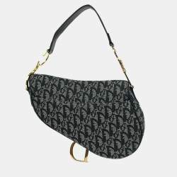 Pre Owned حقيبة يد ديور تروتر بحرية نيفي سرج