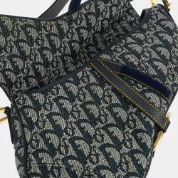 Pre Owned حقيبة يد ديور تروتر بحرية نيفي سرج