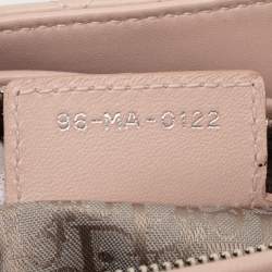 Pre Owned Dior Pink Medium Lambskin Cannage Lady Dior