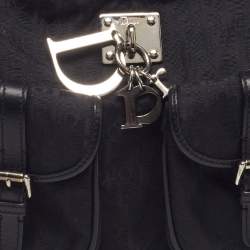 Pre Owned حقيبة هوبو ديور لوفلي نايلون ديوريسيمو سوداء