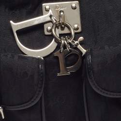 Pre Owned حقيبة هوبو ديور لوفلي نايلون ديوريسيمو سوداء