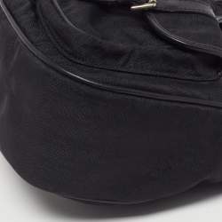 Pre Owned حقيبة هوبو ديور لوفلي نايلون ديوريسيمو سوداء