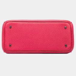 Pre Owned حقيبة ديوريسيمو صغيرة جلد زهري ديور