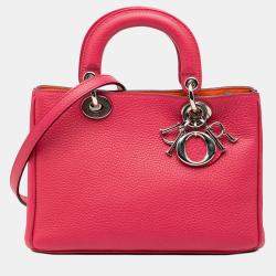 مملوكة مسبقًا Dior Pink Mini Leather Diorissimo Satchel