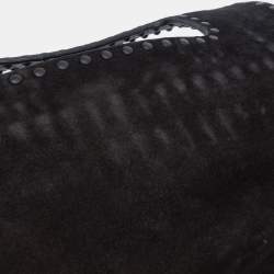 Pre Owned Dior Black Medium Embossed Calfskin Studded JAdior Chain Flap