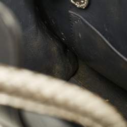 Pre Owned Dior Diorever Mini Silver Python Top Handle Bag