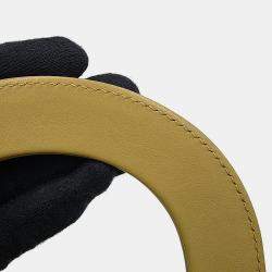 Pre Owned حقيبة يد ديور ليدي ديور 2 وسيلة زيتوني جلد لامبسكين صغيرة