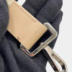 Pre Owned Dior Sahara 2-Way Bucket Bag Beige Raffia Leather Rubber