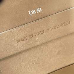 Pre Owned Dior Sahara 2-Way Bucket Bag Beige Raffia Leather Rubber