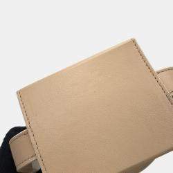 Pre Owned Dior Sahara 2-Way Bucket Bag Beige Raffia Leather Rubber