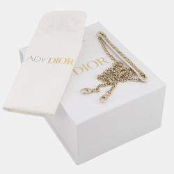 مملوكة مسبقًا Dior Lady Dior Canage 2Wayhandbag Latte White Lambskin Rhinestone Size Mini